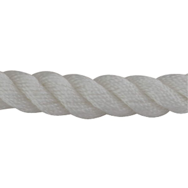 Sea-Dog 301112020WH-1 Twisted Nylon Dock Line - 1/2" x 20', White
