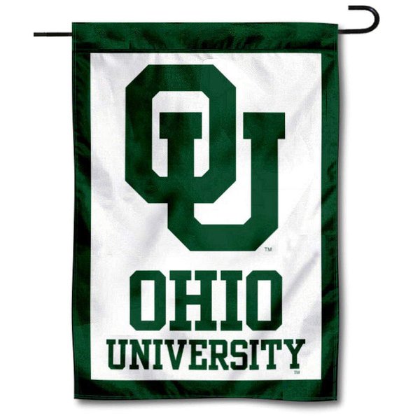 College Flags & Banners Co. Ohio Bobcats OU Logo Garden Flag