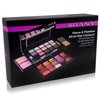 SHANY Fierce & Flawless All-in-One Makeup Set Compact with Mirror, 15 Eye Shadows, 2 Bronzers, 2 Blushes and 15 Lip/Eye Glosses - Applicators Included