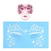 Salmue Face Painting Stencils, Face Paint Stencils for Kids and Adults, 7pcs/Set Reusable Tattoo Stencils Glitter Temporary Tattoos Templates Body Painting Facial Makeup Tattoo Design Tools