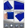 Foaincore 4 Pairs Plus Size Cooling Arm Sleeves Sun Sleeves Men Women UV Sun Protection Sleeves Oversized Compression Sleeves(Black, White, Gray, Royal Blue)