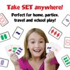SET Enterprises SET - The Family Card Game of Visual Perception - Race to Find The Matches, For Ages 8+,81 Cards, Rules included