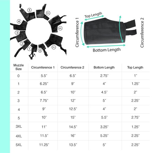 Downtown Pet Supply - Quick-Fit Dog Muzzle for Grooming - Pet Care & Dog Grooming Supplies - Soft Nylon Muzzle with Safety Buckle - Size 4 - Muzzle for Medium Sized Dog