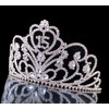 Janefashions Quinceanera 15 15th Fifteen Birthday Party Rhinestone Crystal Tiara Crown Headband Hair Combs Jewelry T1813G Gold