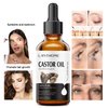 Lanthome Organic Castor Oil Cold Pressed Certified (1.7 Floz with Eyelash Kit), Black Castor Oil for Eyelashes, Eyebrows & Skin Moisturizer, Hair Growth Oil Hexane Free