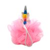 Cute Unicorn Kids Bath Loofahs Balls for Baby Girls Boys Mesh Shower Ball Pouf Exfoliating Bath Sponge Body Cleaner Bath Accessories