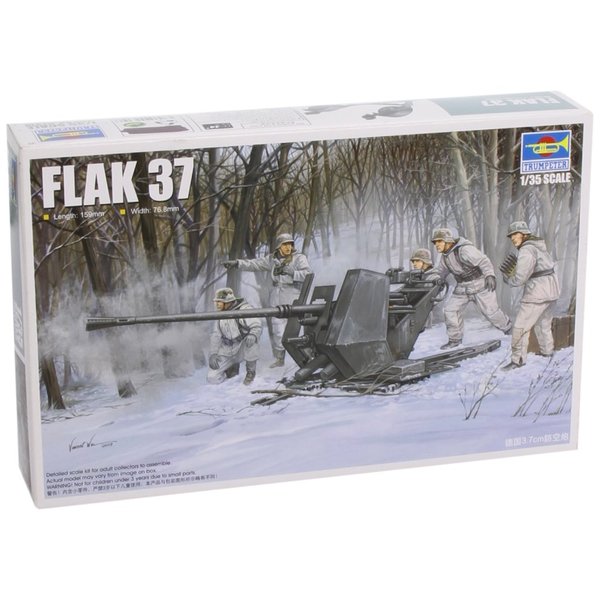 Trumpeter 1/35 German 3.7cm Flak 37 Gun Model Kit