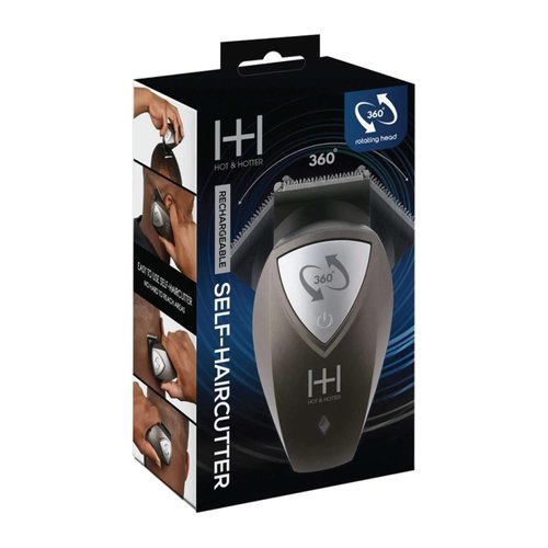 Hot and Hotter Rechargeable Self Hair Cutter 360° Rotating Head