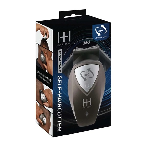 Hot and Hotter Rechargeable Self Hair Cutter 360° Rotating Head