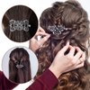 6 Pieces Celtic Hair Slide Hairpin Celtic Knot Hair Stick Vintage Metal Hair Barrette Hair Clips Hair Pin Hair Accessories for Women Girls (Silver)