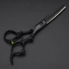 Black Dragon 6.0 inch Professional Dragon Handle 440C Salon Hair Cutting Scissor - Hairdressing Thinning Shears- Perfect for Barber and Home Use (Scissors set)