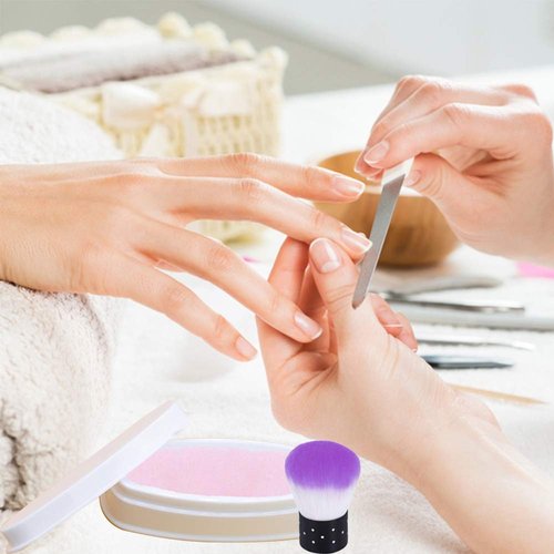 EBANKU Dip Powder Tray, French Nail Dip Tray Nail Dipping Powder Container Tray with Dip Powder Brush