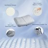 MOES Camping Pillow, Memory Foam Travel Pillow with Storage Bag, Backpacking, Airplane, Car Pillow for Sleeping, Removable Machine Washable Cover, Camping Essentials