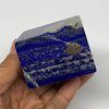 0.745 lbs, 2.2"x1.9"x1.7", Natural Untreated Lapis Lazuli Rectangle Shape Polished Gemstone, Home Decor, Gift, from Afghanistan B26165