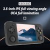 RG35XX H Retro Handheld Game Console 3.5 in IPS Screen Built-in 3300mAH Battery 64G TF Card Preinstalled 5000+ Classic GamesConsole(New Black)