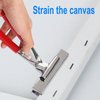 2 Pack Canvas Pliers with One Staple Remover, Canvas Stretcher Pliers for Stretching Canvas and Tightening Leather On Sofas, Installing Posters and Other Similar Applications.by GENHAKON