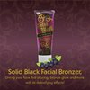 Millennium Tanning Solid Black Facial Bronzer, Skin-Firming Tanning Lotion for Face, 4 ounces
