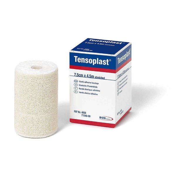 - Jobst Tensoplast Tape Elastic Adhesive Bandage - 2" x 5 yds, stretched - JOB2593JOB2594_ea