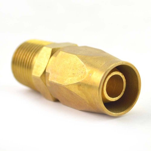 LEFITPA Replacement 2-Pack 3/8 Inch Reusable Hose-End Repair Fitting 3/8 Inch NPT Male Polyurethane Hose for Interstate Pneumatics HRPZ26-06