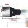 Black Universal Hair Dryer Comb Nozzle Salon Hair Dryer Blow Comb Attachment Hair Styling Nozzle Tool Nice and Fashion Salon Tool Hair Combs for Straightening Detangling Fine Curly Natural Hair