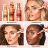 ICONIC LONDON Rollaway Glow | Liquid Highlighter for a Radiant Glow, Cruelty-Free, Vegan Makeup (Peach Paradise) 0.27 Fl oz