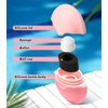 Sunscreen Applicator - Sunscreen Applicator for Kids, Roll on Sponge Applicator for Sunscreen, Sunblock Buddy Brush Set with Protective Caps, Sun Lotion Applicator Sun Cream Brush (Pink)