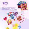 4E's Novelty Foam Tic Tac Toe Game [Bulk 24 Pack] Individually Wrapped Valentines Gifts for Kids Party Favors, Goody Bag Fillers Toys, Classroom Exchange