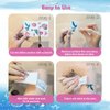 Yobbai Glitter Tattoos for Kids, Mixed Styles Temporary Tattoos Stickers with Mermaids, Butterfly, Dinosaurs, Marine Life, Waterproof Fake Tattoos for Boys and Girls Party Supplies