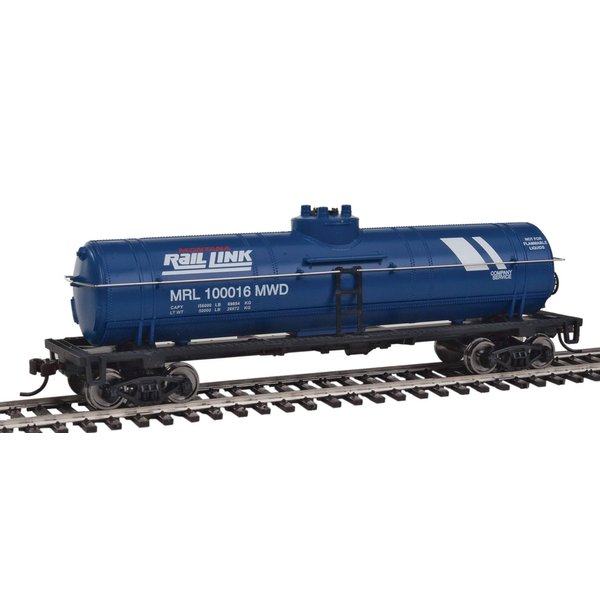 Walthers Trainline HO Scale Model Tank Car Montana Rail Link #100016, M5093