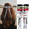 6 Pcs Hair Bows For Women, Silky Satin Ribbon Hair Clips Bowknot With Long Tail，Bowknot Hair Clips Hair Barrettes Hair Accessories For Women Girls (Black, White, Pink, Burgundy, Green, Blue)