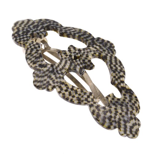 Camila Paris V107 French Hair Barrette Clip for Girls Handmade Opera, Strong Hold Grip Hair Clips for Women, No Slip and Durable Styling Girls Hair Accessories, Made in France