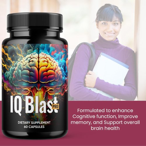 IQ Blast Pro Official - IQblast Pro Supplement Capsules, Brain Pills for Memory and Focus, IQblastpro Blaster Premium Clarity Support Advanced Formula Reviews All Natural Ingredients (3)
