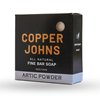 Copper Johns | Bar Soap | For Both Beard & Body | Made with Natural Oils and Organic Shea Butter | Arctic Powder | 5 oz