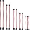 15 Pieces Servo Extension Cables Servo Extension Male to Female RC Servo Extension Cord Wire Cable Compatible with RC JR Futaba RC Car Airplanes (3.9 Inch,5.9 Inch,11.8 Inch,19.7 Inch,23.6 Inch)