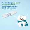 Eco-Dent DailyCare Baking Soda Toothpowder, Original Mint - SLS & Fluoride-Free Toothpaste Powder with Minerals & Essential Oils, Toothpaste Alternative + DailyRinse Single-Use Pack