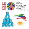 Gamie Shooting Competition Game for Kids - Includes 3 Toy Guns, 100 Rubber Bands, 10 Cups, Game Turntable, Score Stickers and Instructions - Fun Target Practice Game for Boys and Girls