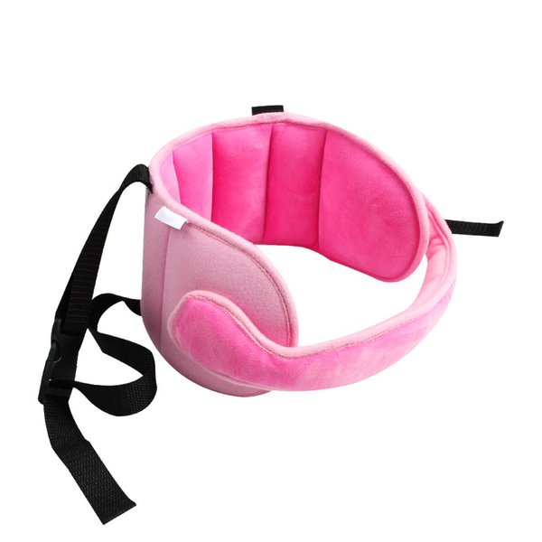 vocheer Baby Car Seat Head Support Band, Adjustable Carseat Sleep Nap Aid Holder Belt Head Protection Strap for Kids 1-5 Years old Pink