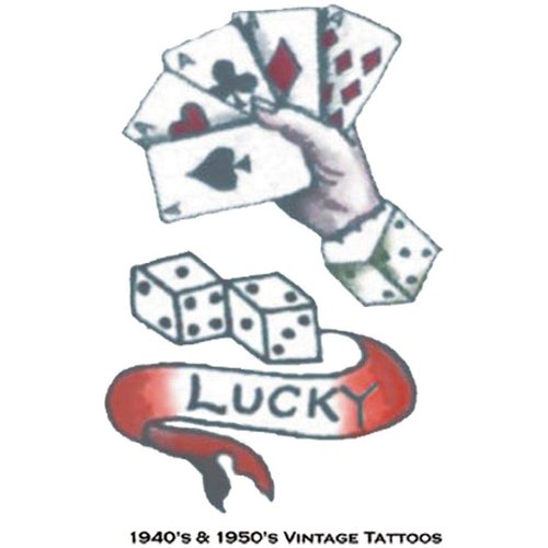 Loftus Tinsley Transfers Sailor Pin Up Girl Temporary Tattoos - St, Multicolor