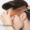 Styling Gear #303 Wide Tooth Comb Hair Detangling Comb Styling For Women, Men, Hair Stylists, Hair Comb, Wide Teeth Combs Fine Tooth Clipper Combs. 2 Piece (Tan)