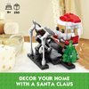 KAZI Santa Claus Building Toys for Kids,A Santa Claus Playing Drum,Indoor Christmas Decorations for Tabletop & Home,Christmas Party Favors, for Boys Girls Ages 8+