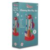 Playkidz Cleaning Role Set for Kids, 6Pcs, Includes Mop, Brush, Broom, Dustpan, and Organizer Stand, Plastic Play Helper Cleaning Toys for Toddlers