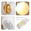 Dellemade Globe Table Lamp, TD00965 Mid-Century Golden Desk Lamp for Bedroom,Living Room,Kids Room,Office