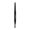 GRAVITAS Eyebrow Pencil and Beard Filler Pencil – Waterproof, Double-Ended Automatic Angled Tip & Spoolie Brush, Cruelty-Free (Dark Brown)
