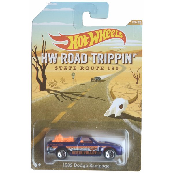 Hot Wheels 1982 Dodge Rampage, HW Road Trippin' State Route 190 23/32 [Purple]