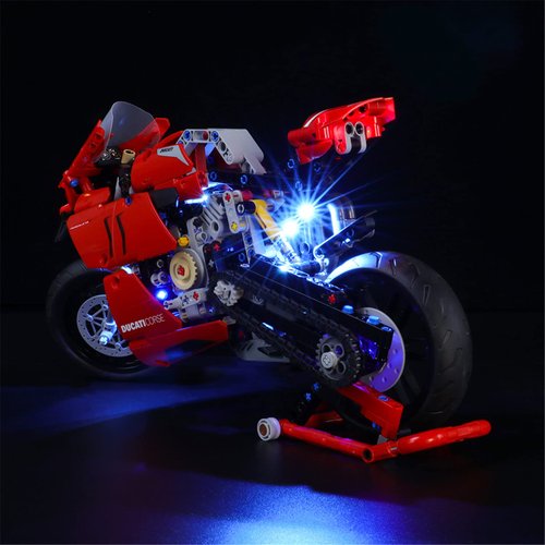 LIGHTAILING Led Lighting Kit for Lego- 42107 Ducati Panigale V4-R Building Blocks Model - LED Light Set Compatible with Lego Model(Not Include Lego Model)