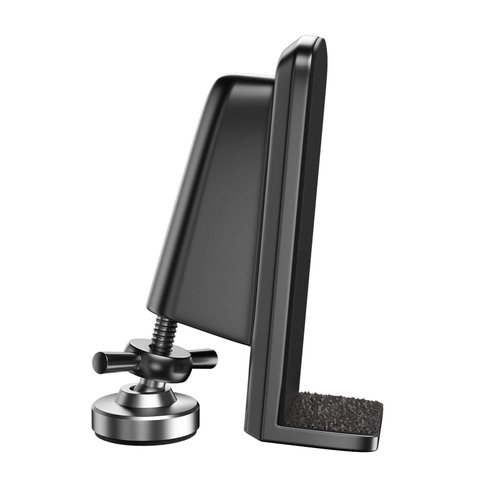 Door Jammer Door Stopper, Portable Door Security Lock for Travel/Apartment/Safety Self Defense/Personal Protection, Aluminum Alloy Anti-Slip Door Lockdown Security Device (Black)