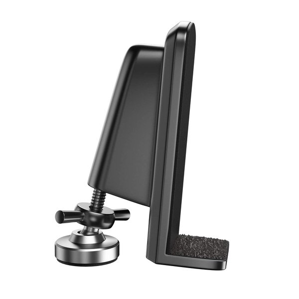 Door Jammer Door Stopper, Portable Door Security Lock for Travel/Apartment/Safety Self Defense/Personal Protection, Aluminum Alloy Anti-Slip Door Lockdown Security Device (Black)