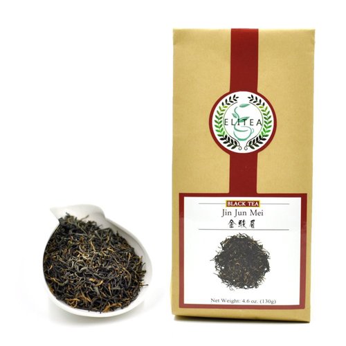 Elitea Prime Quality Black Tea Jin Jun Mei/Golden Beautiful Eyebrow Loose Leaf Teas (4.6 Ounce, 130g)