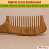 The Moreinday Wooden Comb Wood Comb Green Sandalwood Comb Hair Comb for women Comb for Men
