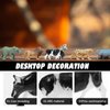 Toyvian 30 Pcs Mini Cow Animal Figure Feng Shui Ox Farm Barn Animals Playset Cow Model Toys Mini Animal Figurine Abs Child Potted Plant Decor